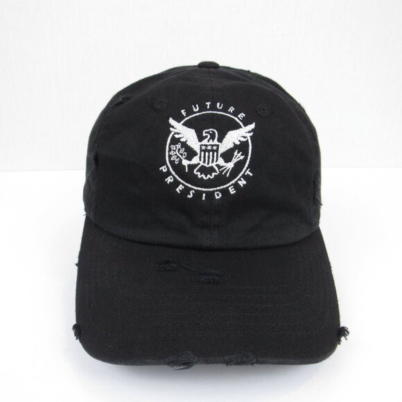 KB Ethos Vintage Future President Embroidered Black Cap Youth Adjustable - Picture 2 of 13